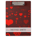 Search for wedding clipboards Red