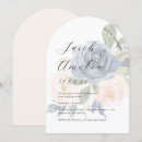 Search for floral engagement party invitations Navy