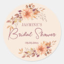 Search for floral bridal shower stickers Calligraphy script