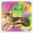 Search for rainbow art party stickers Cat
