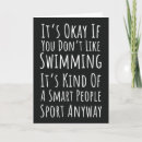 Search for funny swim cards Swimmer