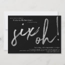 Search for black and silver 60th invitations Sixtieth