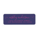 Search for pretty return address labels Navy blue