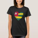 Search for togo flag tshirts Heart