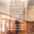 Search for business window decals Opening times