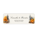 Search for fall trees return address labels Woodland