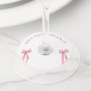 Search for bridal shower wine charms Bow