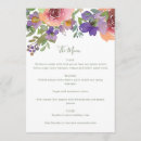Search for watercolor orange florals wedding menus Simple