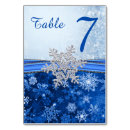 Search for snowflake table cards Silver