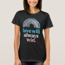 Search for love always wins tshirts Month