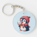 Search for cartoon penguin key rings Illustration
