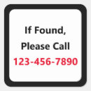 Search for if found stickers Text