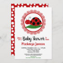 Search for ladybug baby girl shower invitations Ladybird