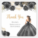 Search for princess quinceanera stickers 15th birthday party