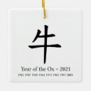 Search for year of the ox christmas tree decorations Chinese