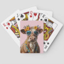 Search for cow playing cards Whimsical