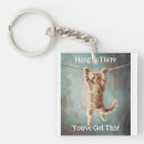 Search for funny motivational key rings Kitten