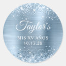 Search for glittery blue stickers Luxury