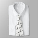 Search for calligraphy ties Minimalist