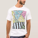 Search for abstract art tshirts White