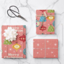 Search for 1950s christmas wrapping paper 1960s