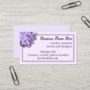 Search for hydrangea business cards Feminine