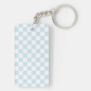 Search for check key rings Blue and white