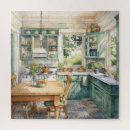 Search for kitchen puzzles Watercolor