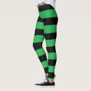 Search for black and green stripe leggings Horizontal