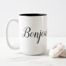 Search for bonjour mugs French
