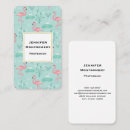 Search for flamingo business cards Pink flamingos