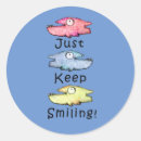 Search for yellow fish stickers Swimming