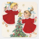 Search for retro christmas angel stickers Girl