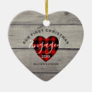 Search for wood heart christmas tree decorations Couple
