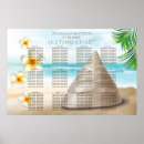 Search for beach wedding seating charts Seashell