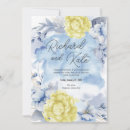 Search for blue and yellow invitations Pastel