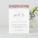 Search for trendy sweet 16 invitations Sparkle