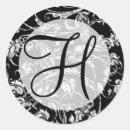 Search for letter h wedding stickers For her
