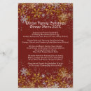 Search for christmas food menus Winter