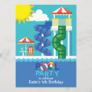 Search for water slide invitations Swim party