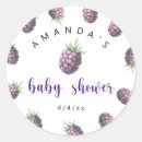 Search for blackberries stickers Watercolor