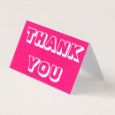 Search for pink white thank you cards Thanks