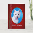 Search for westie valentines day cards White