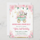 Search for circus party invitations Watercolor