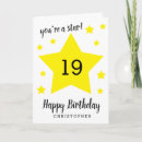 Search for age 19 cards 19 years old