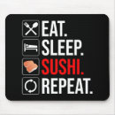 Search for sushi roll mousepads Wasabi