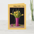 Search for yellow mothers day cards Tulips