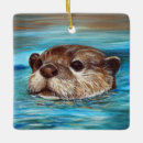 Search for otter christmas tree decorations Brown