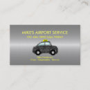 Search for airport business cards Car service
