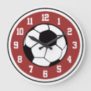 Search for sports nursery clocks Soccer